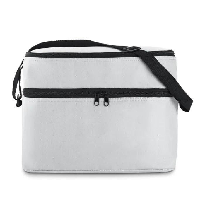 Gift Campaign Borsa frigo personalizzata doppio scomparto zip e tracolla Freeze> Borse Termiche