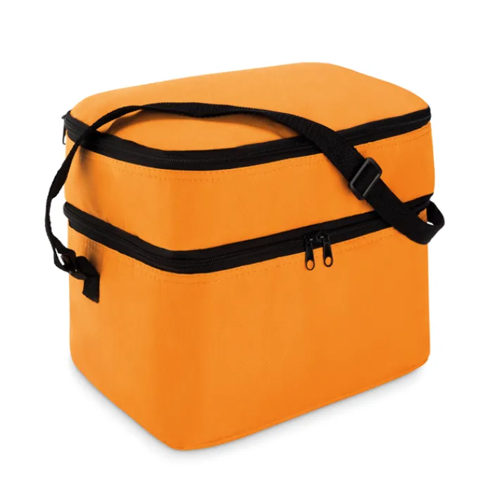 Gift Campaign Borsa frigo personalizzata doppio scomparto zip e tracolla Freeze> Borse Termiche