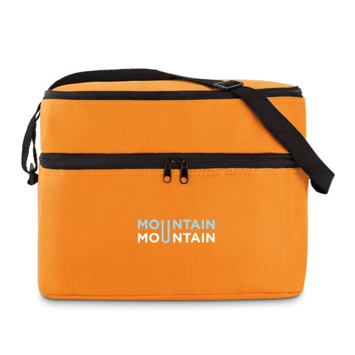 Gift Campaign Borsa frigo personalizzata doppio scomparto zip e tracolla Freeze> Borse Termiche