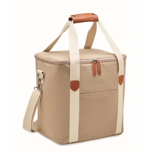 Gift Campaign Borsa frigo pubblicitaria grande tracolla in cotone Canvas Large> Borse Termiche