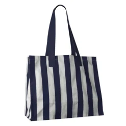 Gift Campaign Borsa grande in cotone riciclato con righe verticali><noscript><img width=