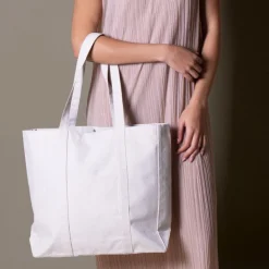 Gift Campaign Borsa grande in cotone riciclato con manici lunghi da 360 g/m2></noscript> Shopper In Cotone Personalizzate