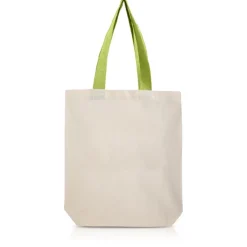 Gift Campaign Borsa in cotone con soffietto inferiore e manici colorati 180 g/m2><noscript><img width=