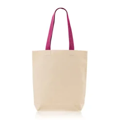 Gift Campaign Borsa in cotone con soffietto inferiore e manici colorati 180 g/m2><noscript><img width=