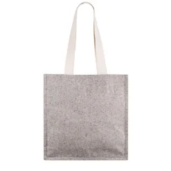 Gift Campaign Borsa in cotone effetto mélange con bottone di chiusura></noscript> Shopper In Cotone Personalizzate