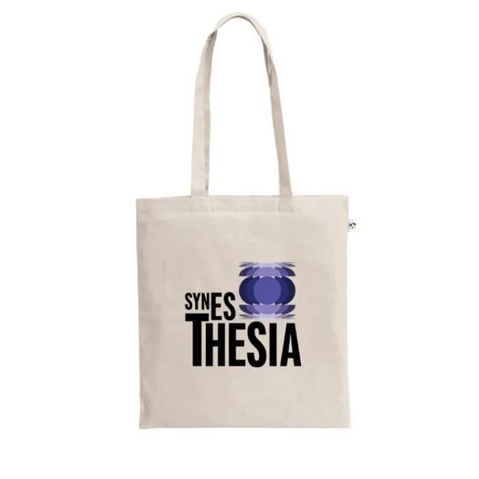 Gift Campaign Borsa in cotone riciclato e poliestere con manici lunghi 150 g/m2> Shopper In Cotone Personalizzate