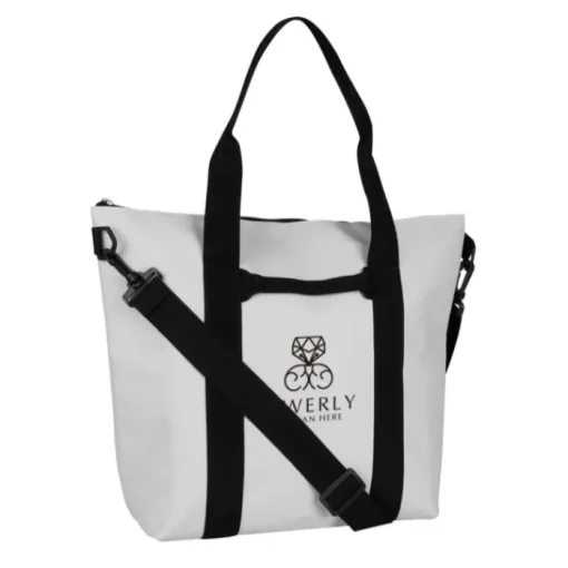 Gift Campaign Borsa in ecopelle morbida al tatto con doppio manico nero> Borse Da Palestra