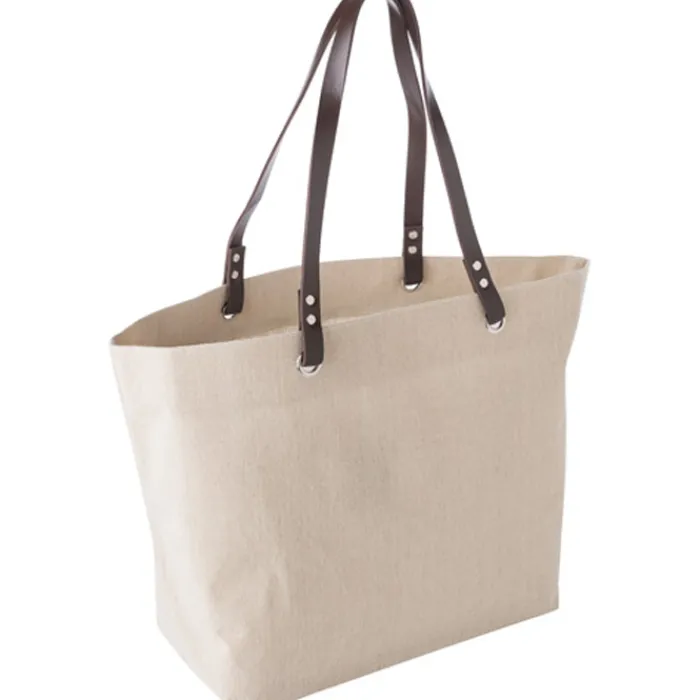 Gift Campaign Borsa in lino per la spiaggia o per la spesa da 260 gr/m2> Borse Di Tela Personalizzate