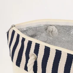 Gift Campaign Borsa in RPET con interno in alluminio e motivo a righe></noscript> Borse Termiche