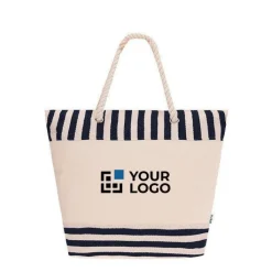 Gift Campaign Borsa in RPET con interno in alluminio e motivo a righe></noscript> Borse Termiche