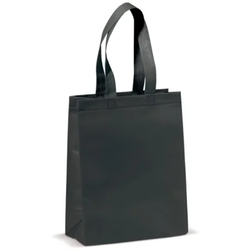 Gift Campaign Borsa in tnt laminato opaco con manici coordinati da 105 g/m2> Shopper Tnt
