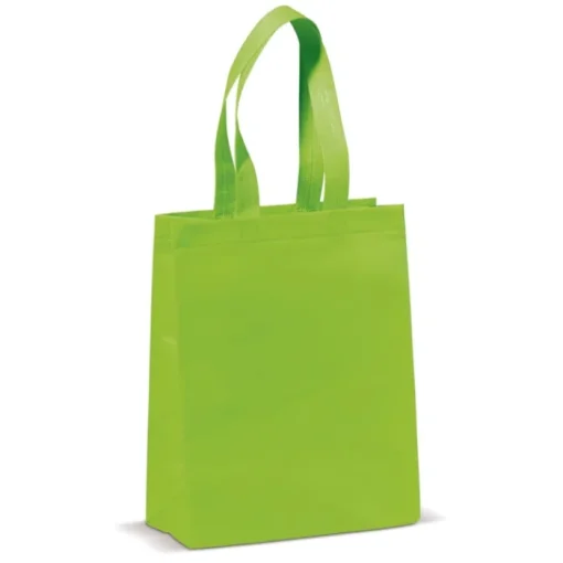 Gift Campaign Borsa in tnt laminato opaco con manici coordinati da 105 g/m2> Shopper Tnt