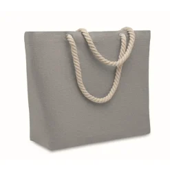 Gift Campaign Borsa mare in cotone riciclato da 220 g/m2 con manici in corda><noscript><img width=