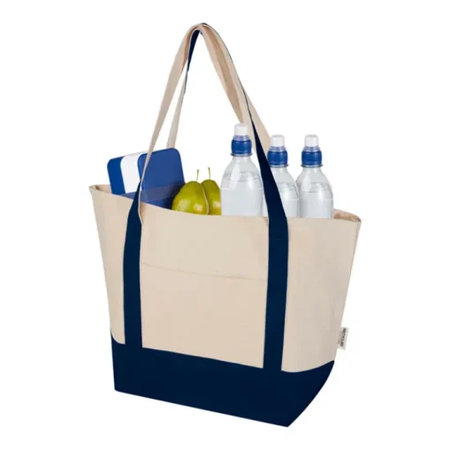 Gift Campaign Borsa multiuso in cotone riciclato con doppi manici 320 g/m2> Shopper In Cotone Personalizzate