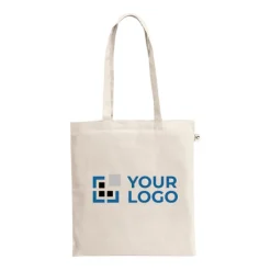 Gift Campaign Borsa per la spesa in cotone riciclato con manici lunghi 140 g/m2></noscript> Borse Per La Spesa|Shopper In Cotone Personalizzate