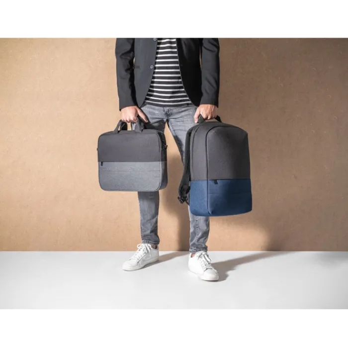 Gift Campaign Borsa porta pc 15'' in poliestere riciclato con fascia per il trolley> Borse Porta Pc