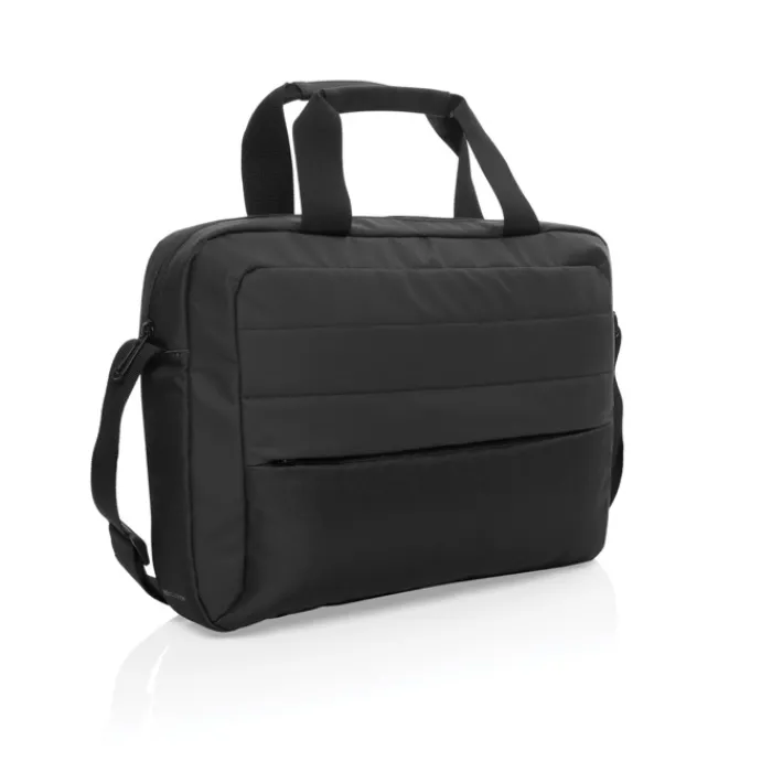 Gift Campaign Borsa porta pc da 15,6'' con tracolla in rPET con varie tasche> Borse Porta Pc