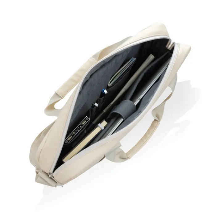 Gift Campaign Borsa porta pc da 15,6'' con tracolla in rPET con varie tasche> Borse Porta Pc