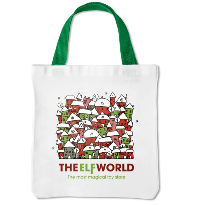 Gift Campaign Borsa shopper colorabile con 5 pennarelli in cotone 200 g/m2 Canvas> Regali Per Bambini|Matite Colorate