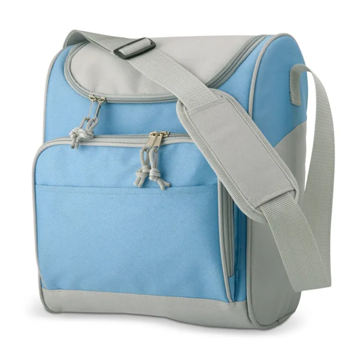 Gift Campaign Borsa termica bicolore con tracolla tasca frontale Peak> Borse Termiche