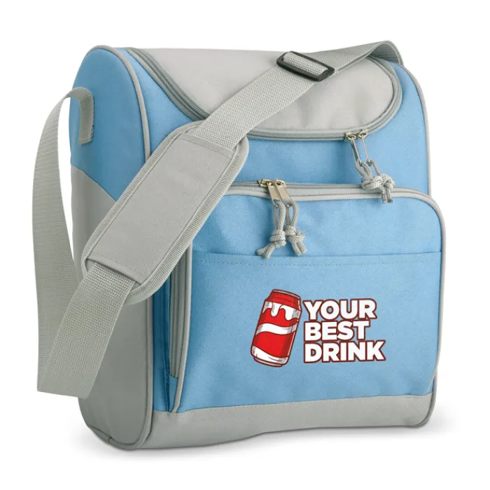 Gift Campaign Borsa termica bicolore con tracolla tasca frontale Peak> Borse Termiche