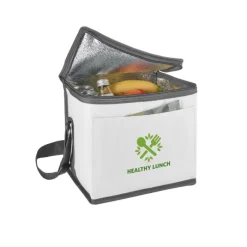 Gift Campaign Borsa termica con logo tasca frontale manico tracolla regolabile Cube></noscript> Borse Termiche