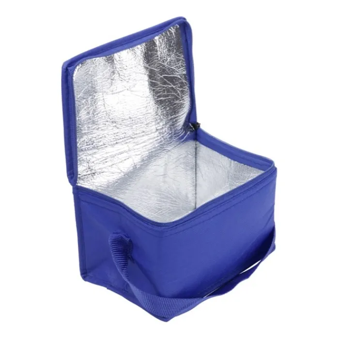 Gift Campaign Borsa termica da 80g/m2 con manico coordinato 6 lattine in TNT> Borse Termiche