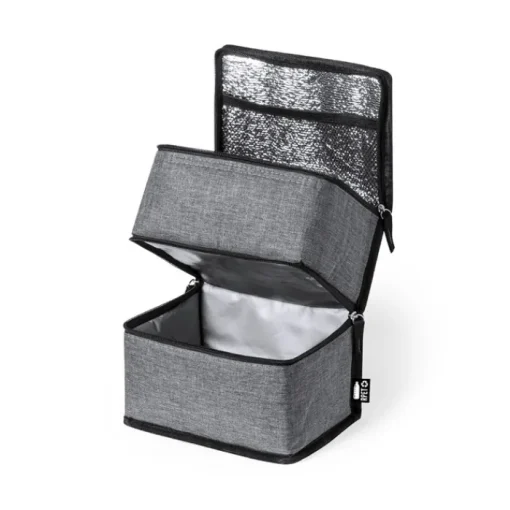 Gift Campaign Borsa termica doppio scomparto con zip maniglia rinforzata Dual RPET> Gadget Ecologici|Borse Termiche