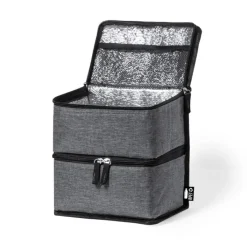 Gift Campaign Borsa termica doppio scomparto con zip maniglia rinforzata Dual RPET></noscript> Gadget Ecologici|Borse Termiche