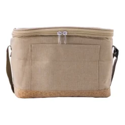 Gift Campaign Borsa termica in 600 D rPET con base di sughero e tasca anteriore><noscript><img width=
