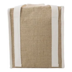 Gift Campaign Borsa termica in juta con tasca frontale in cotone personalizzabile><noscript><img width=