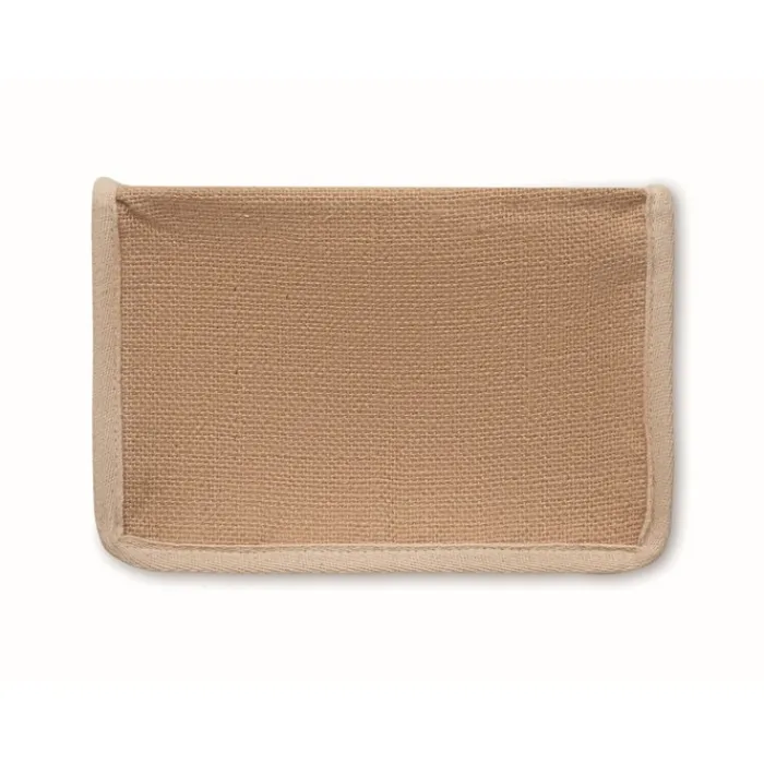 Gift Campaign Borsa termica in juta e cotone con tasca frontale e capacità di 3l> Borse Termiche