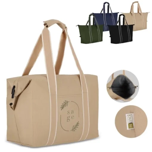 Gift Campaign Borsa termica in RPET con scomparto e isolamento in alluminio> Borse Termiche