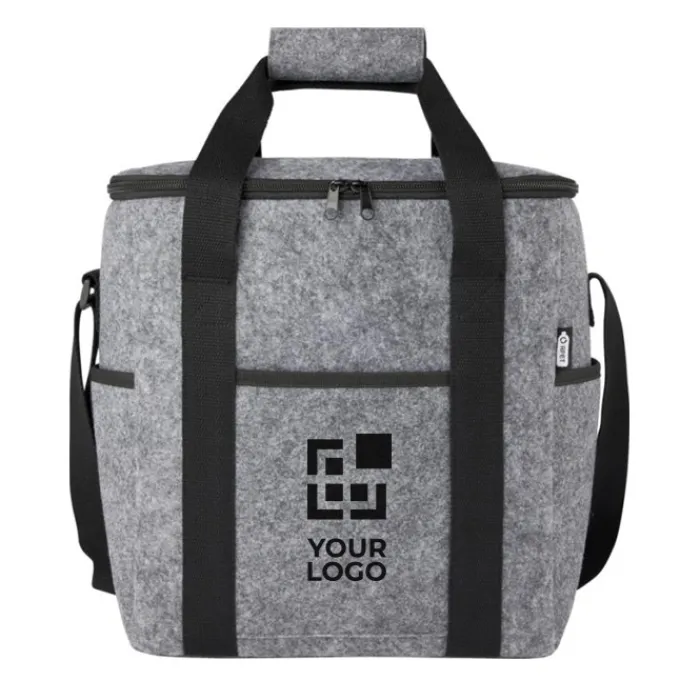 Gift Campaign Borsa termica 21l in feltro riciclato certificato con 3 tasche esterne> Borse Termiche