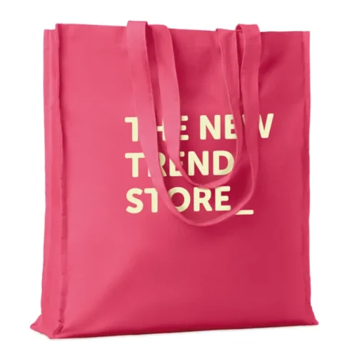 Gift Campaign Borse cotone aziendali manici lunghi e soffietto 140 g/m2 Eco Max Colour> Tote Bag Personalizzate|Shopper In Cotone Personalizzate