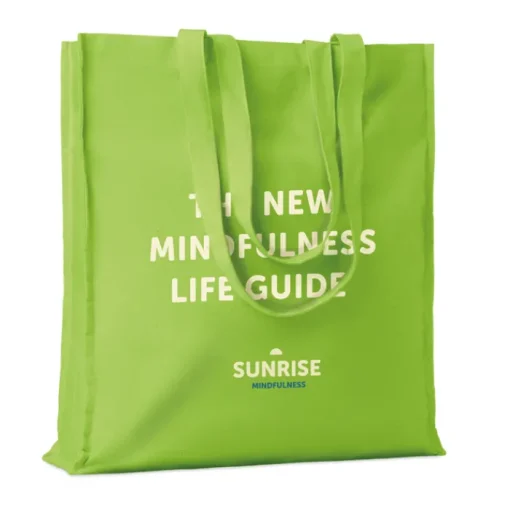 Gift Campaign Borse cotone aziendali manici lunghi e soffietto 140 g/m2 Eco Max Colour> Tote Bag Personalizzate|Shopper In Cotone Personalizzate