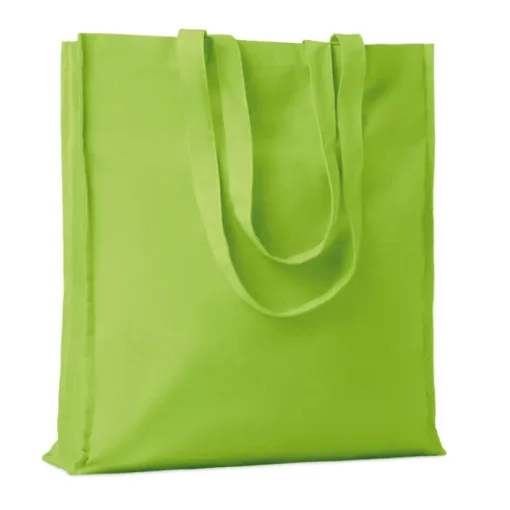Gift Campaign Borse cotone aziendali manici lunghi e soffietto 140 g/m2 Eco Max Colour> Tote Bag Personalizzate|Shopper In Cotone Personalizzate