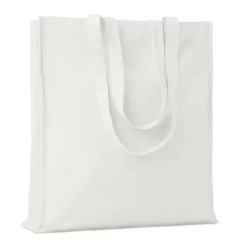 Gift Campaign Borse cotone aziendali manici lunghi e soffietto 140 g/m2 Eco Max Colour> Tote Bag Personalizzate|Shopper In Cotone Personalizzate