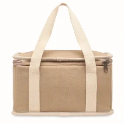 Gift Campaign Borse frigo con logo in tela con tracolla cotone per 6 lattine Compect></noscript> Borse Termiche