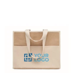 Gift Campaign Borse in juta e canvas personalizzate chiusura in velcro RealFood></noscript> Borse In Juta