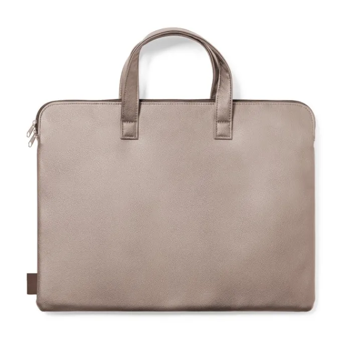 Gift Campaign Borse per ufficio personalizzate in pelle riciclata tasca frontale Recycled Leather> Ventiquattrore Personalizzate