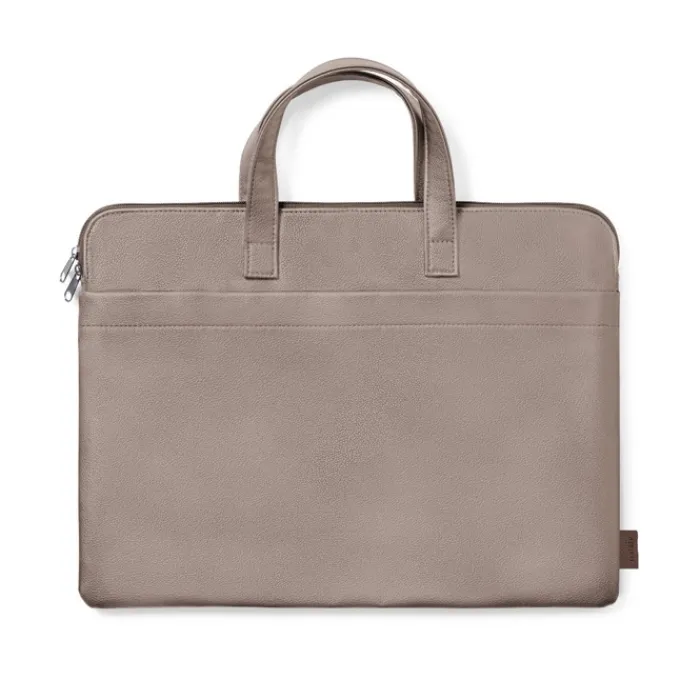 Gift Campaign Borse per ufficio personalizzate in pelle riciclata tasca frontale Recycled Leather> Ventiquattrore Personalizzate