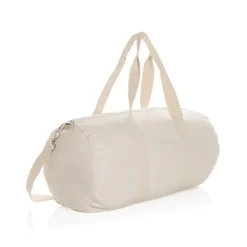 Gift Campaign Borsone da viaggio con logo riciclato colore naturale EcoTrace Raw> Gadget Ecologici|Borse Da Viaggio