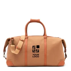 Gift Campaign Borsone da viaggio con logo riciclato RCS manici e tracolla EcoStylish></noscript> Gadget Ecologici|Borse Da Viaggio