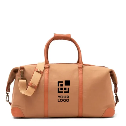 Gift Campaign Borsone da viaggio con logo riciclato RCS manici e tracolla EcoStylish> Gadget Ecologici|Borse Da Viaggio