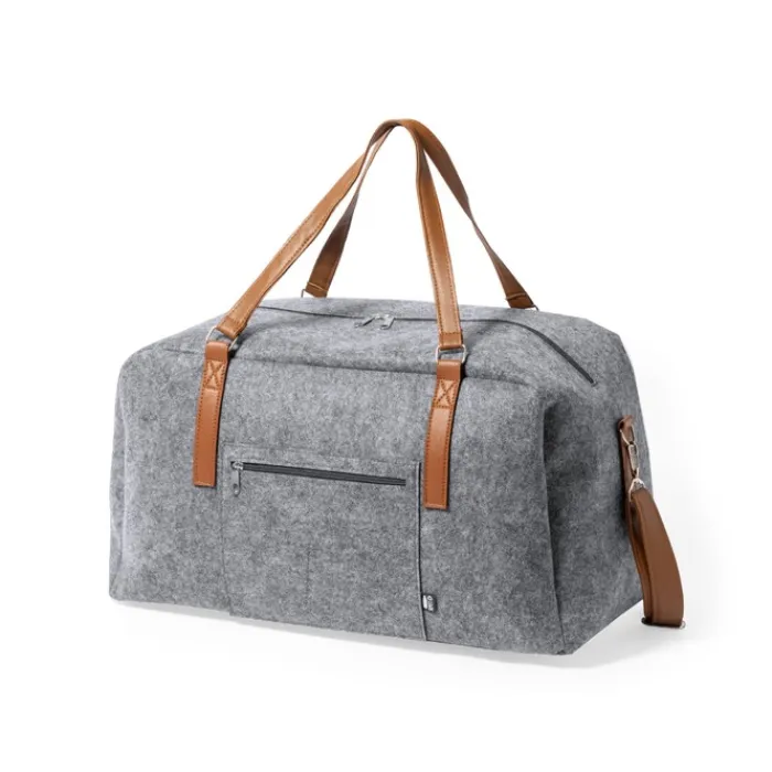 Gift Campaign Borsone da viaggio personalizzato multitasche doppia zip RPET Break> Borse Da Viaggio