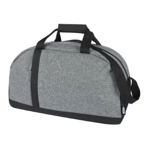 Gift Campaign Borsone sportivo con logo bicolore in poliestere riciclato DuoTone> Gadget Ecologici|Gadget Palestra