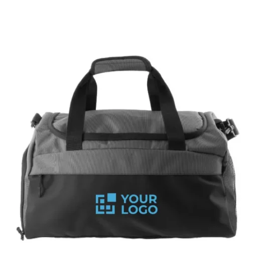 Gift Campaign Borsoni sportivi personalizzati in rPET e PU con tasca per le scarpe e tracolla> Borse Da Palestra