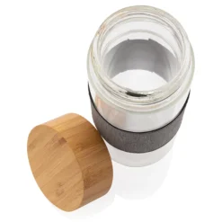 Gift Campaign Bottiglia di vetro borosilicato personalizzabile 750ml Crystal Sleeve></noscript> Borracce In Vetro