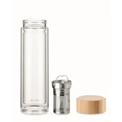 Gift Campaign Bottiglia di vetro promozionale con infusore da 400ml Tea Catch> Borracce Termiche|Borracce In Vetro